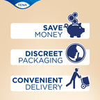 TENA Lights Long Liner - 120 Incontinence Liners - 20 x 6 Packs - Discreet Absorbency Pads for Women - Damaged Box