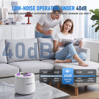 HYCHIKA Ultrasonic Retainer Cleaner Machine - 45kHz Sonic Dental Pod for Dentures, Aligners, Night Guards - 200mL, White - New
