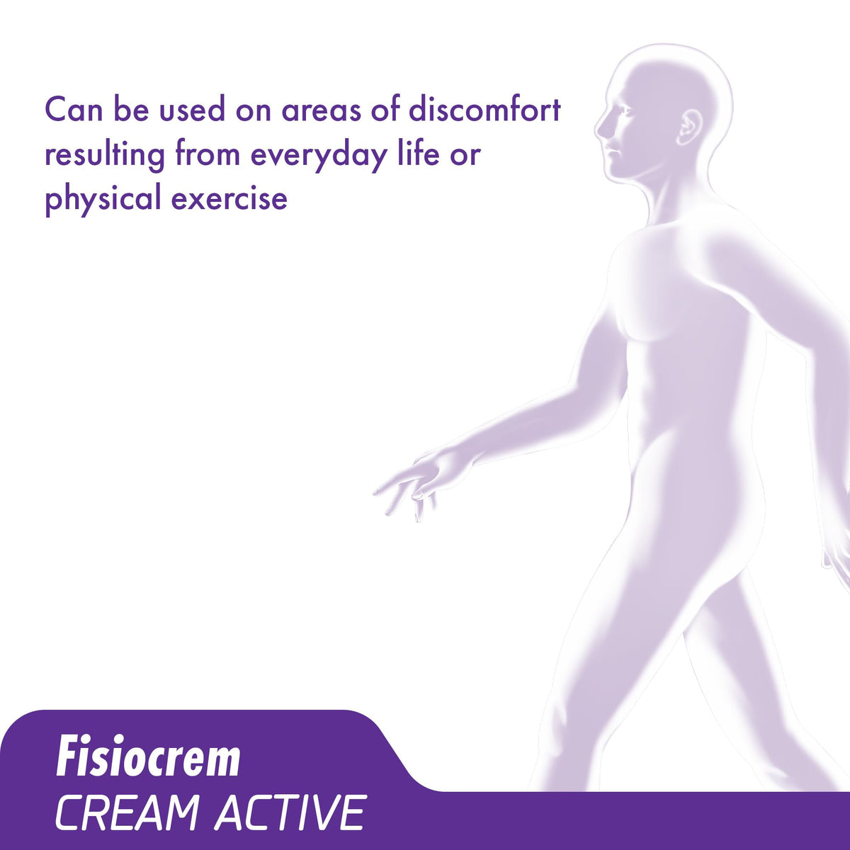 FISIOCREM Active Cream - Herbal Moisturising Massage Rub for Neck Shoulders Back - Arnica Montana - 60ml Relief Gel - Damaged Box