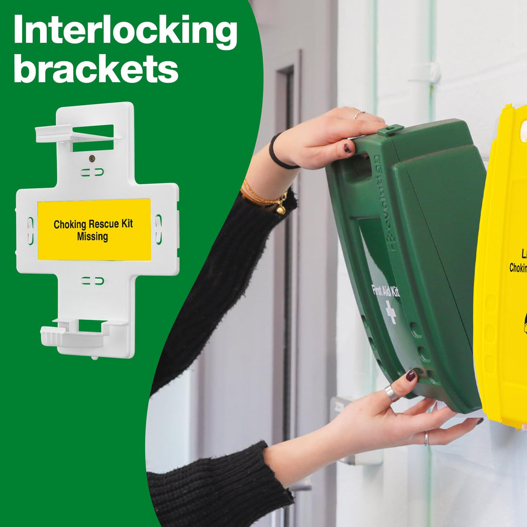 Safety First Aid Evolution LifeVac & British Standard First Aid Kit Point - Emergency Choking Device Wall Mount - New