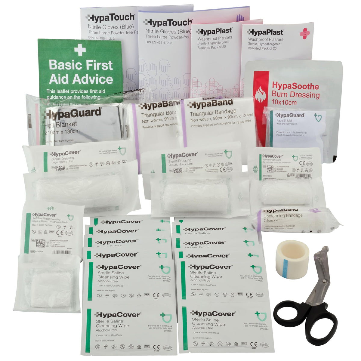 Safety First Aid Group Workplace First Aid Kit Refill - BS 8599 Compliant - Small - Health & Safety Supplies - New