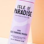 Isle of Paradise Self-Tanning Mousse - Bronzed Glow Dark - 200ml Vegan Fake Tan Body Lotion - Damaged Box