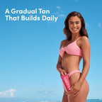 Coco & Eve Sun-Kissed Gradual Tanning Lotion - 200ml Natural Sunless Tanner Moisturiser - 72H Hydration, Streak-Free, Hyaluronic Acid - Damaged Box