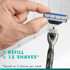 Gillette Mach3 Razor UEFA Champions League Edition - 12 Refills - Men's Shaving System - Damaged Box