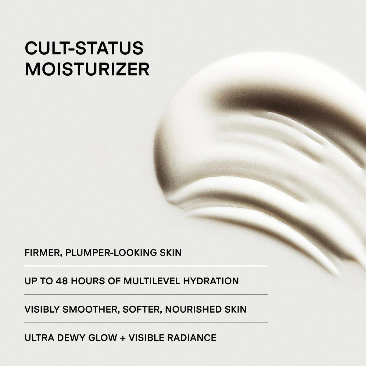 U Beauty The SUPER Hydrator - Hyaluronic Acid Moisturizing Cream with Peptides & Grapeseed Oil 1.7 fl oz - New