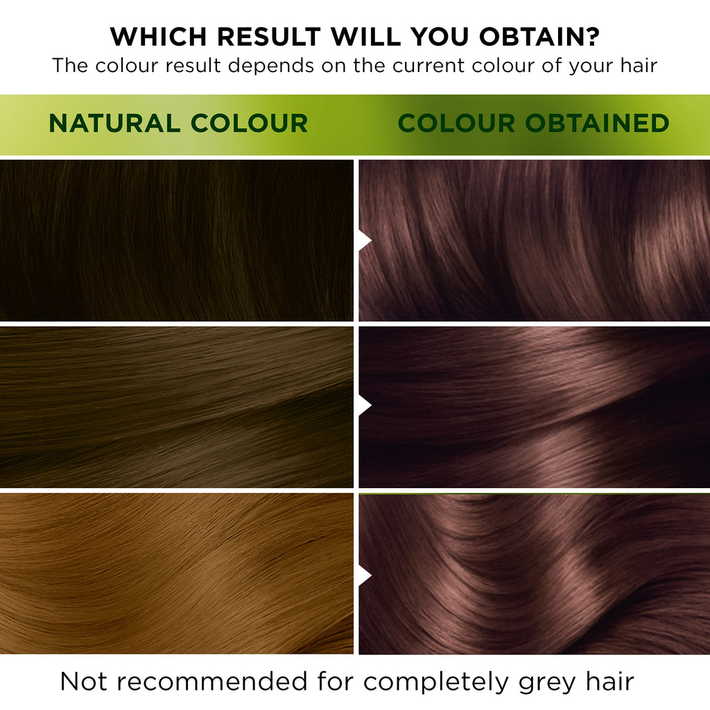 Garnier Nutrisse Ultra Color Permanent Hair Dye 4.15 Iced Coffee Brown - Long-Lasting Hair Colourant Kit - Damaged Box
