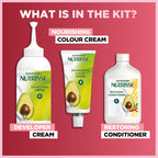 Garnier Nutrisse Ultra Color Permanent Hair Dye 4.15 Iced Coffee Brown - Long-Lasting Hair Colourant Kit - Damaged Box
