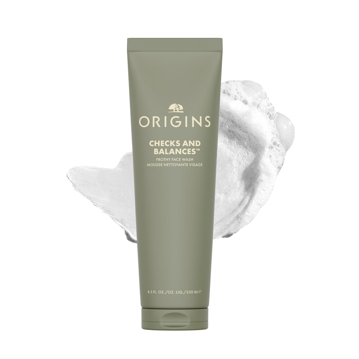 Origins Checks and Balances Frothy Face Wash - Gentle Cleanser All Skin Types - Mint 250ml - New