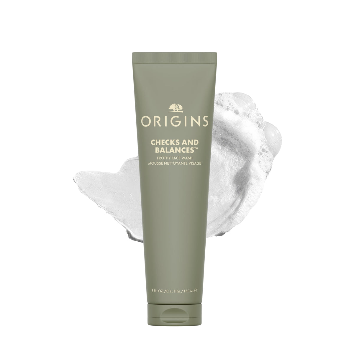Origins Checks and Balances Frothy Face Wash - Gentle Cleanser All Skin Types - Mint 250ml - New