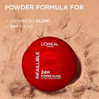 L'Oreal Paris Infallible 24 Hour Glow Loose Powder - Universal Shade - Long-Lasting Setting Powder - New
