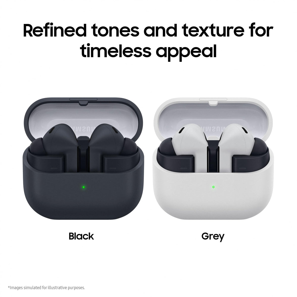 Samsung Galaxy Buds3 FE - Black Wireless Bluetooth In-Ear Headphones Earbuds - Like New