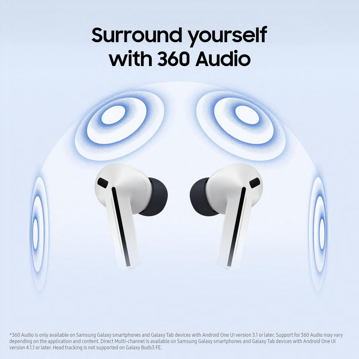 Samsung Galaxy Buds3 FE - Black Wireless Bluetooth In-Ear Headphones Earbuds - Like New