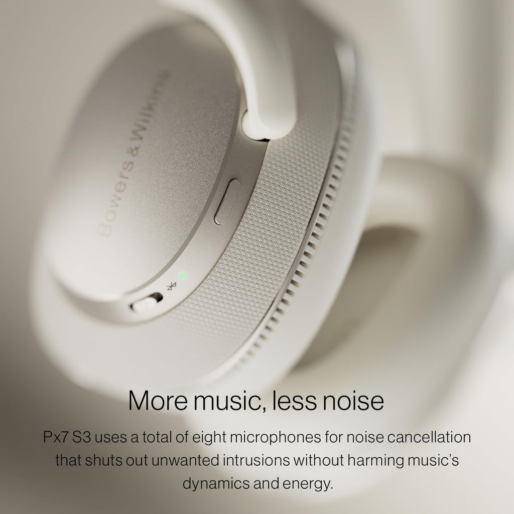 Bowers & Wilkins PX7 S3 Noise Cancelling Wireless Bluetooth Headphones Over-Ear Black - Like New