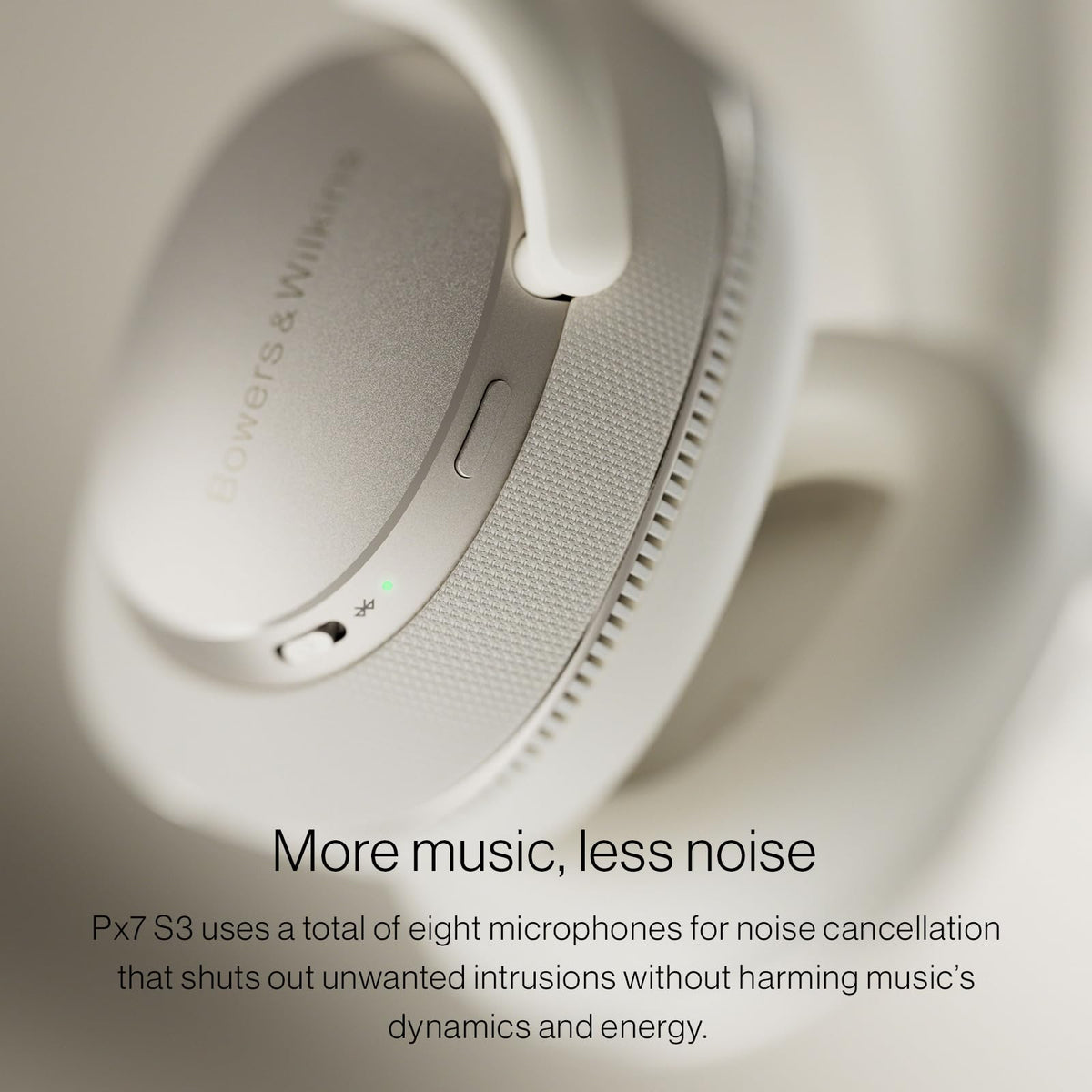 Bowers & Wilkins PX7 S3 Noise Cancelling Wireless Bluetooth Headphones Over-Ear Black - Like New