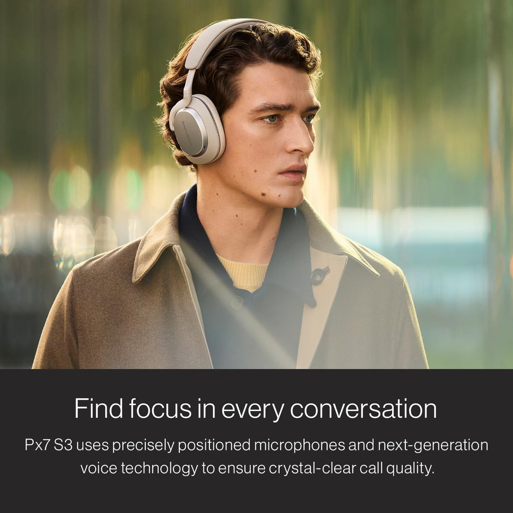 Bowers & Wilkins PX7 S3 Noise Cancelling Wireless Bluetooth Headphones Over-Ear Black - Like New