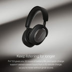 Bowers & Wilkins PX7 S3 Noise Cancelling Wireless Bluetooth Headphones Over-Ear Black - Like New