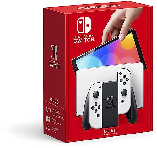 Nintendo Switch OLED Console - White Handheld Gaming System - Like New