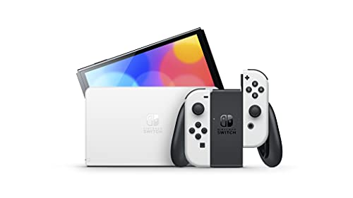 Nintendo Switch OLED Console - White Handheld Gaming System - Like New
