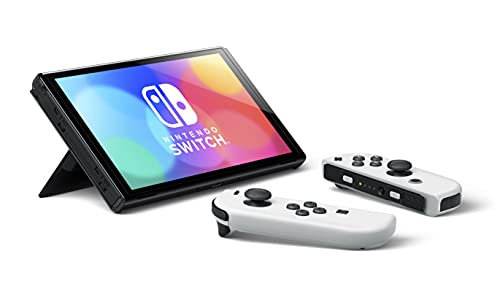 Nintendo Switch OLED Console - White Handheld Gaming System - Like New