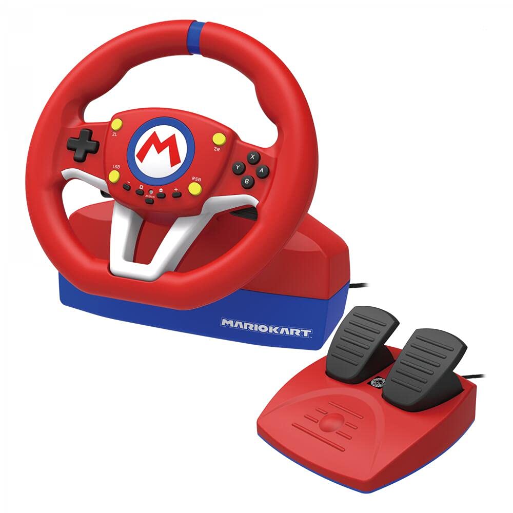 HORI Nintendo Switch Mario Kart Racing Wheel Pro Mini - Gaming Steering Controller - Like New