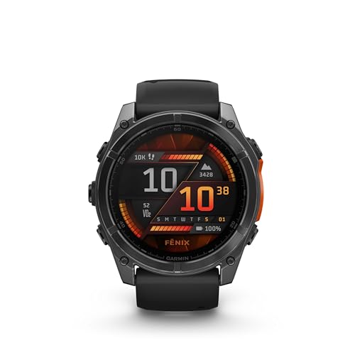 Garmin Fenix 8 Smartwatch - 51mm GPS Multisport Watch - Slate Gray - Like New
