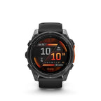Garmin Fenix 8 Smartwatch - 51mm GPS Multisport Watch - Slate Gray - Like New