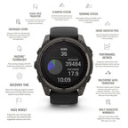 Garmin Fenix 8 Smartwatch - 51mm GPS Multisport Watch - Slate Gray - Like New