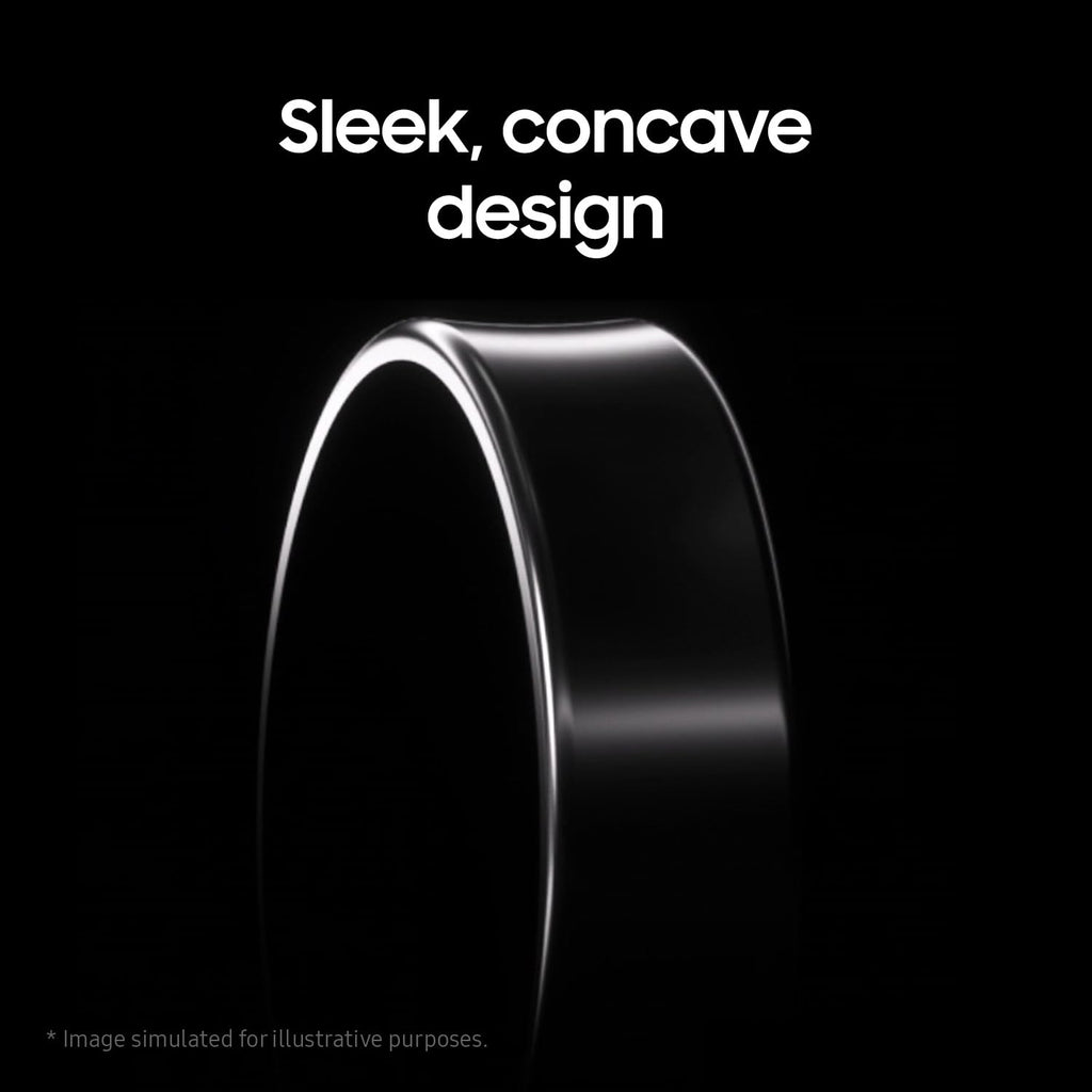 Samsung Galaxy Ring Size 9 Silver Smart Health Tracker Wearable Device - Like New