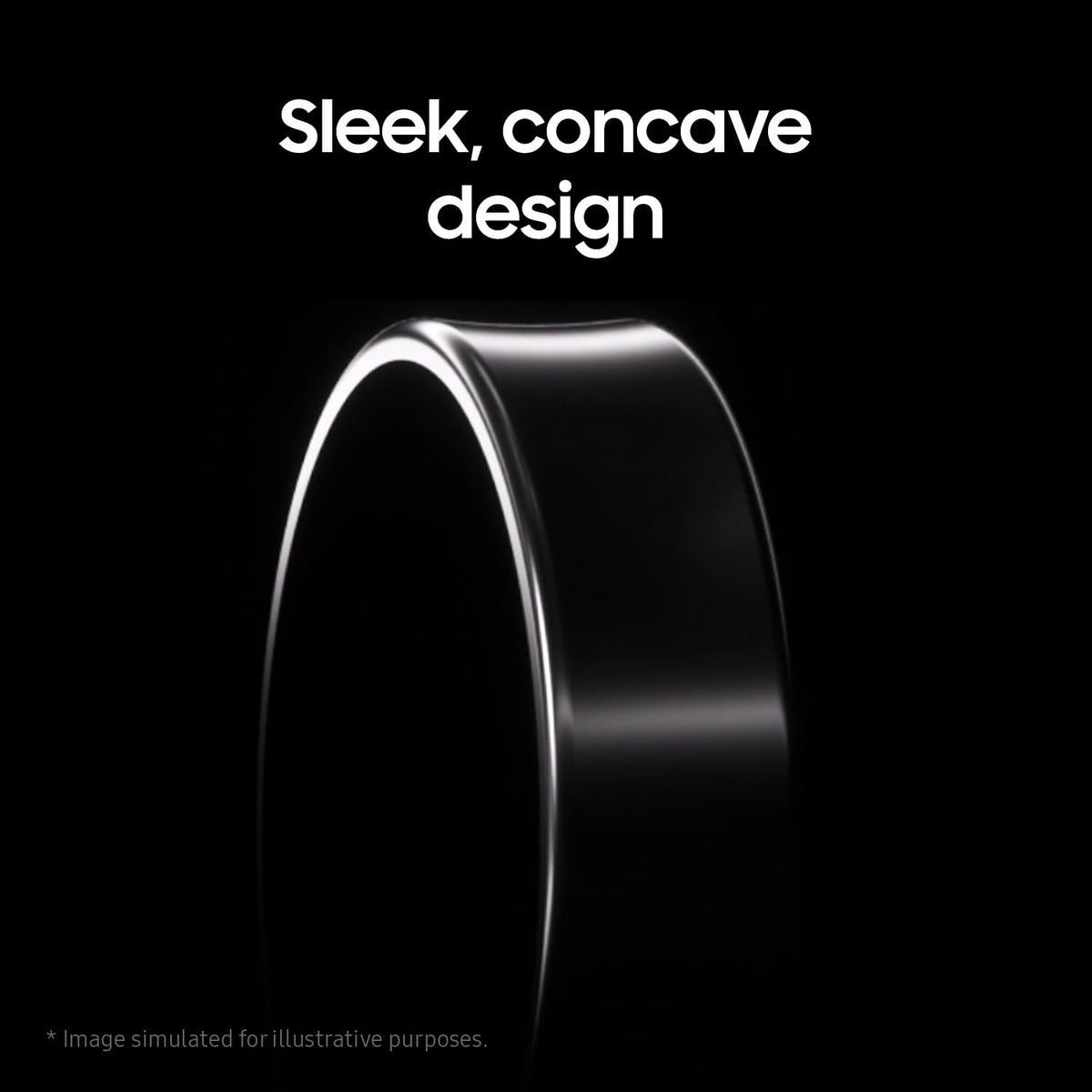 Samsung Galaxy Ring Size 9 Silver Smart Health Tracker Wearable Device - Like New
