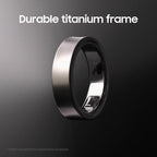 Samsung Galaxy Ring Size 9 Silver Smart Health Tracker Wearable Device - Like New