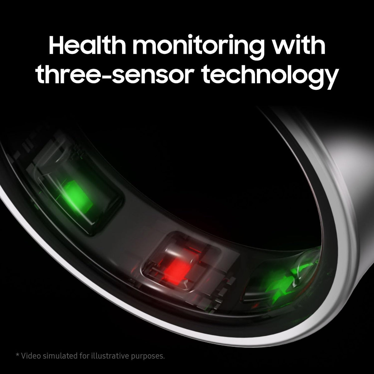 Samsung Galaxy Ring Size 9 Silver Smart Health Tracker Wearable Device - Like New