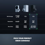 XBOX Series X 1TB Console - Black Gaming System - Like New