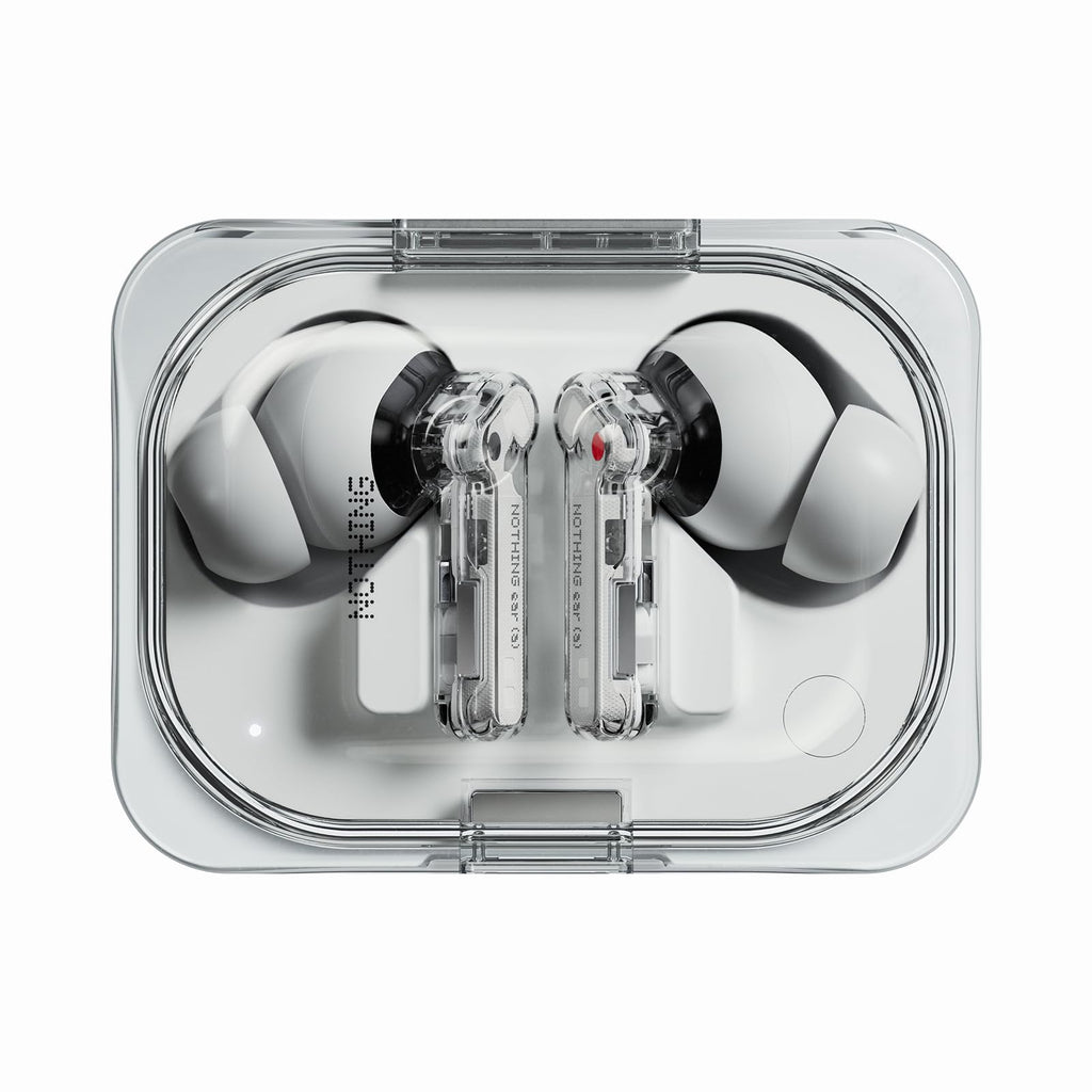 NOTHING Ear (a) Wireless Bluetooth In-Ear Headphones White Noise Cancelling Earbuds - Like New