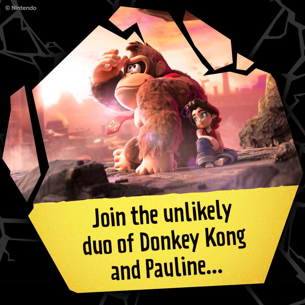 Nintendo Donkey Kong Bananza - Nintendo Switch Game - 2 Player Co-op Adventure - Like New