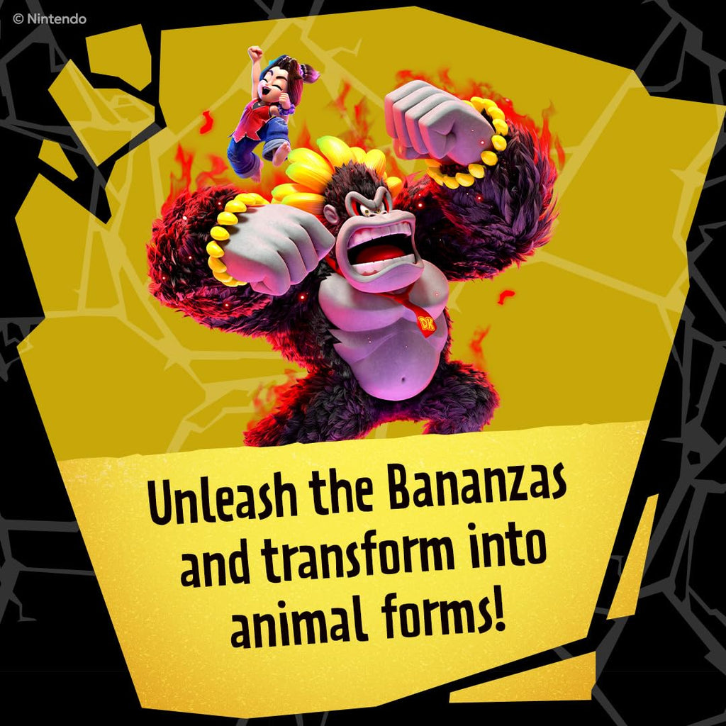 Nintendo Donkey Kong Bananza - Nintendo Switch Game - 2 Player Co-op Adventure - Like New