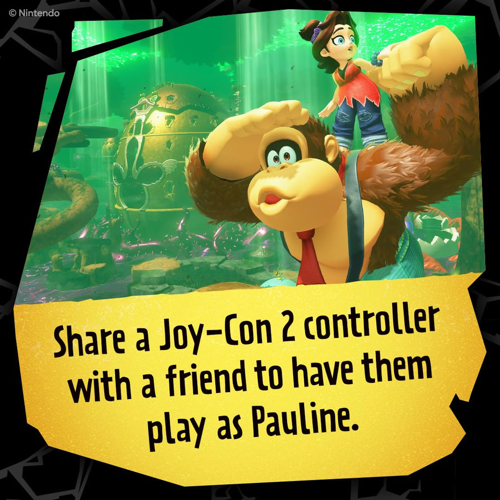 Nintendo Donkey Kong Bananza - Nintendo Switch Game - 2 Player Co-op Adventure - Like New