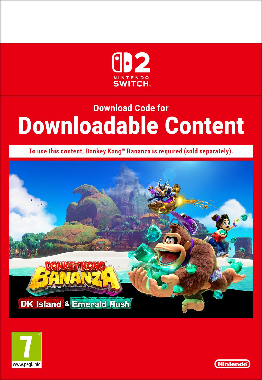 Nintendo Donkey Kong Bananza - Nintendo Switch Game - 2 Player Co-op Adventure - Like New
