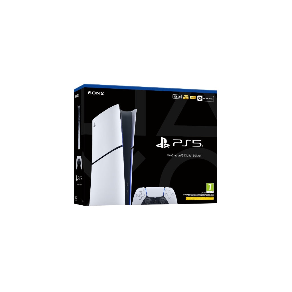 Sony PlayStation 5 Digital Console - PS5 E Chassis 1TB White - Next Gen Gaming - Like New