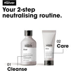L'Oréal Professionnel Serie Expert Silver Conditioner - Grey, White, Light Blonde Hair - 200ml Neutralising Tone - Damaged Box