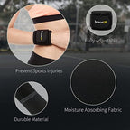 BraceUP Wrist Compression Support Brace - Carpal Tunnel Tendonitis Gym Workout Pain Relief Adjustable Wrap Band Silver - Damaged Box