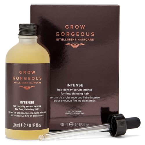 Grow Gorgeous Hair Density Serum Intense 90ml - Scalp Treatment for Thicker Hair Growth - Damaged Box