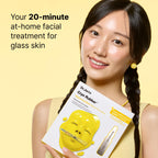 Dr.Jart+ Cryo Rubber Hydrogel Brightening Face Mask - Niacinamide Korean Skincare Sheet Mask - New