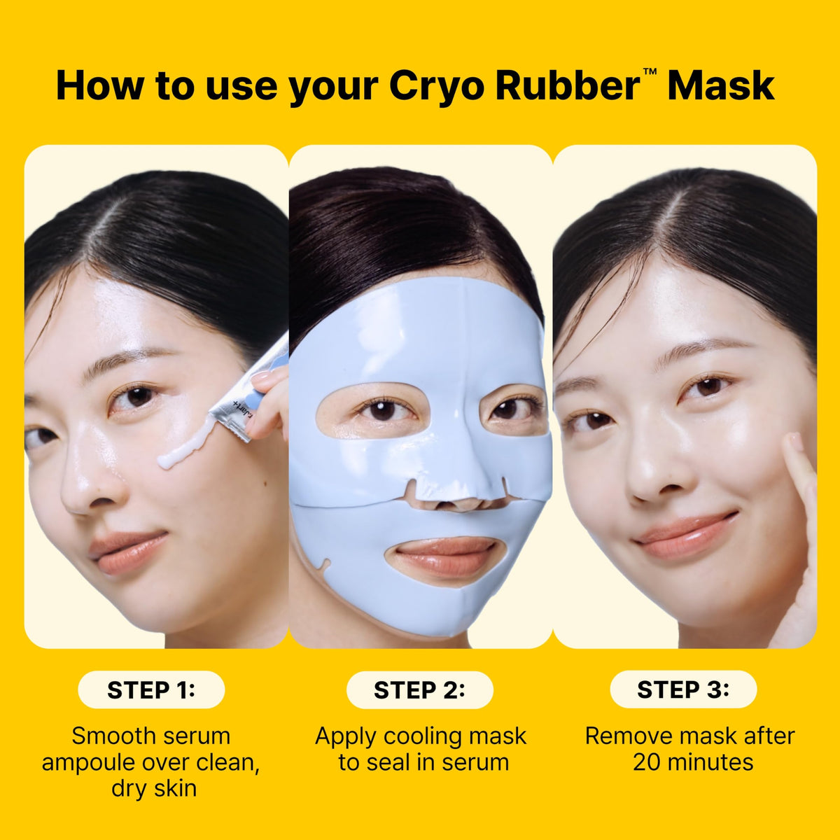 Dr.Jart+ Cryo Rubber Hydrogel Brightening Face Mask - Niacinamide Korean Skincare Sheet Mask - New