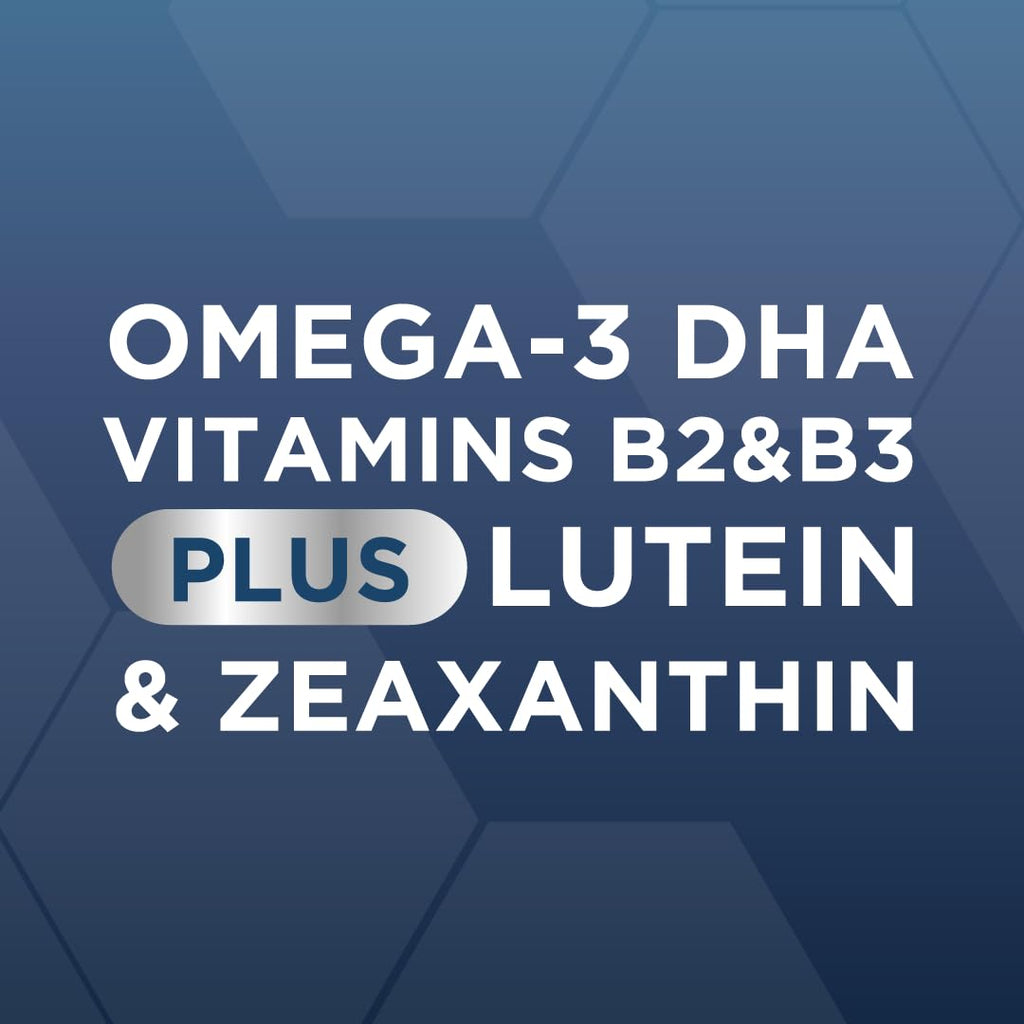 Bausch + Lomb Ocuvite Complete Eye Supplement Capsules - Lutein, Zeaxanthin, Omega 3 DHA, Vitamins B2 Niacin - Vision Health - Damaged Box - BBE 09/2026