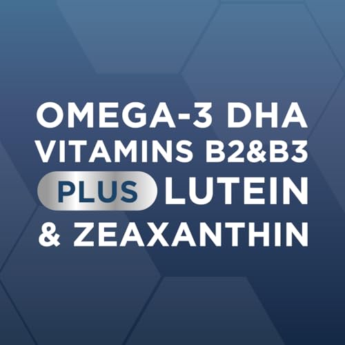 Bausch + Lomb Ocuvite Complete Eye Supplement Capsules - Lutein, Zeaxanthin, Omega 3 DHA, Vitamins B2 Niacin - Vision Health - Damaged Box - BBE 09/2026