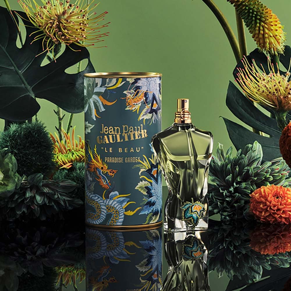 Jean Paul Gaultier Le Beau Paradise Garden Eau de Parfum 125ml EDP Spray Fragrance Men's - Damaged Box