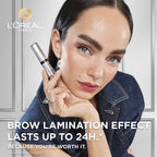 L'Oreal Paris Brow Lamination Gel - Transparent Brow Mascara - 15g Clear Styling & Setting Gel - New
