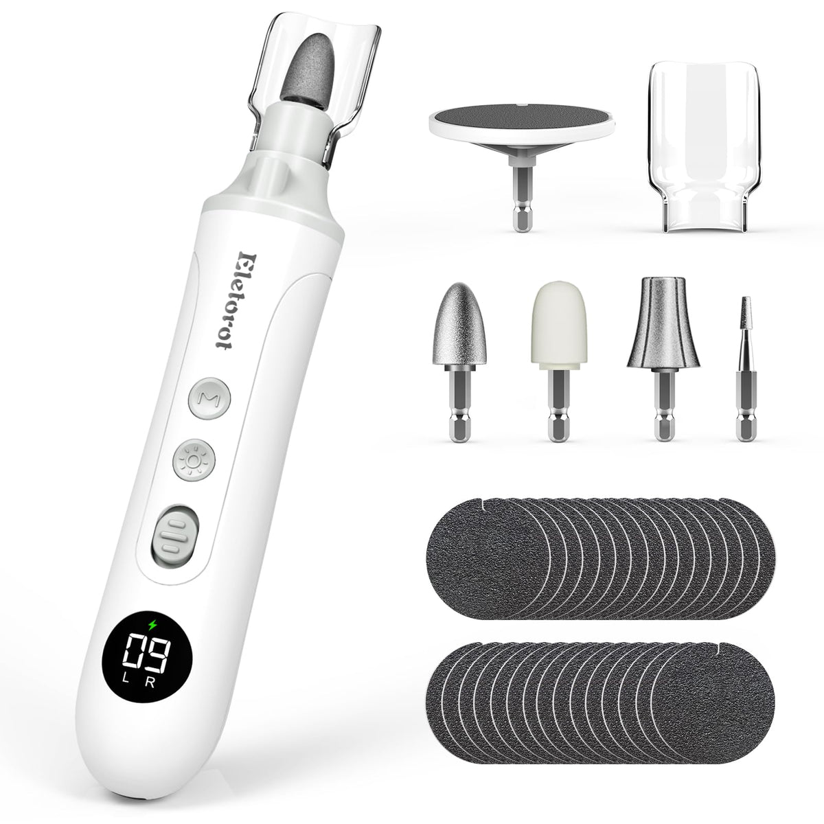 Eletorot Electric Nail File Manicure Pedicure Set for Women Feet - Hand Nail Care Kit - Damaged Box