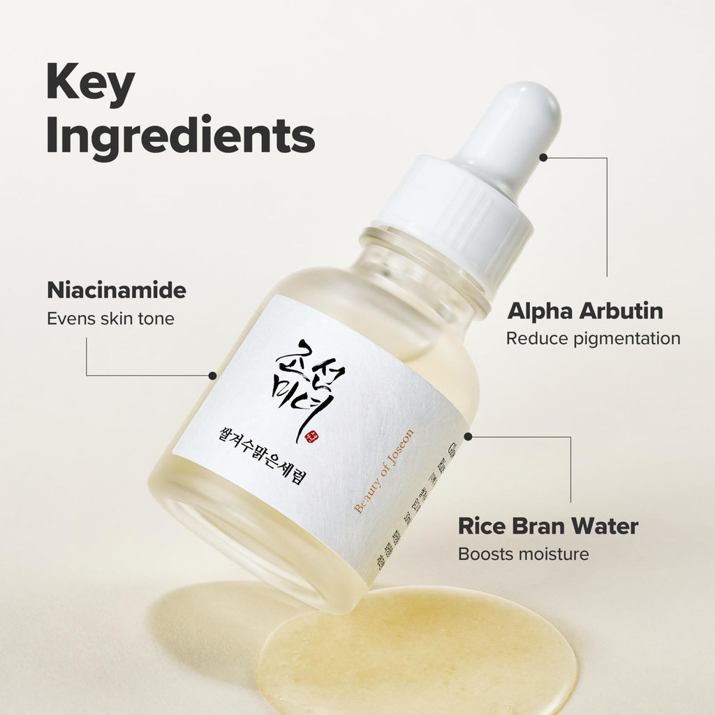 Beauty of Joseon Glow Deep Serum - Niacinamide Alpha Arbutin Rice Bran Water - Korean Skincare for Dullness Dark Spots 30ml - Damaged Box