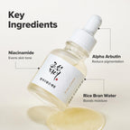 Beauty of Joseon Glow Deep Serum - Niacinamide Alpha Arbutin Rice Bran Water - Korean Skincare for Dullness Dark Spots 30ml - Damaged Box